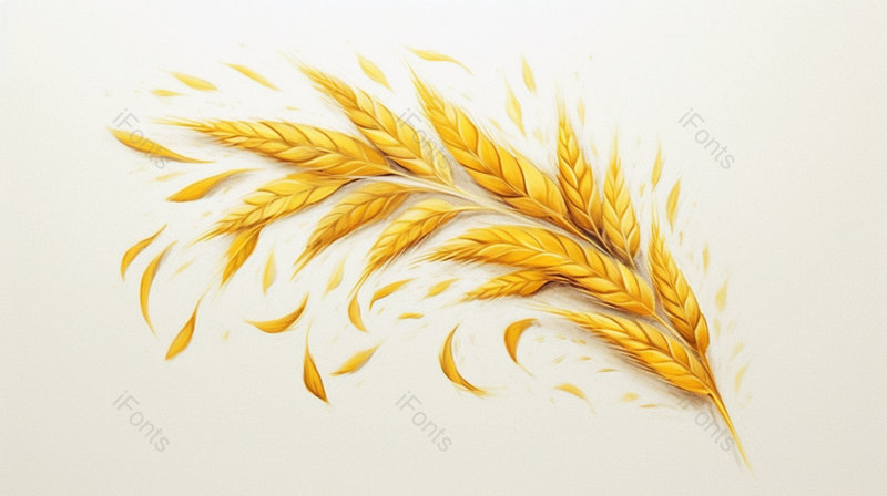 金色的麦田节气芒种,插画/手绘图,插画/手绘图库,插画/手绘图下载,插画/手绘